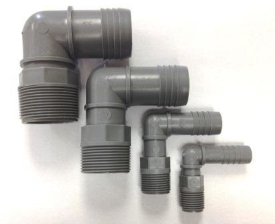 Elbow - MPT Thread x Barb 1/2 inch to 2 inch | Fittings/Adaptors