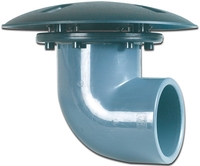 Bottom Drains with 90-Degree Coupling